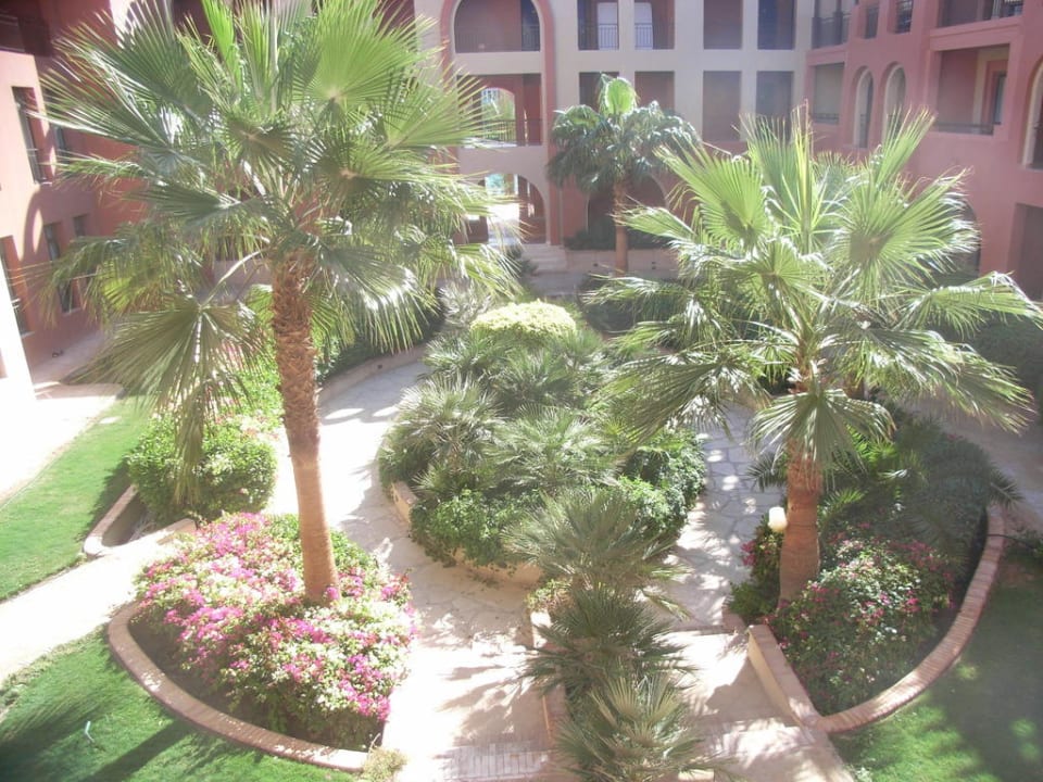 Ausblick Innnenhof Hotel Three Corners Ocean View prestige - Adults only