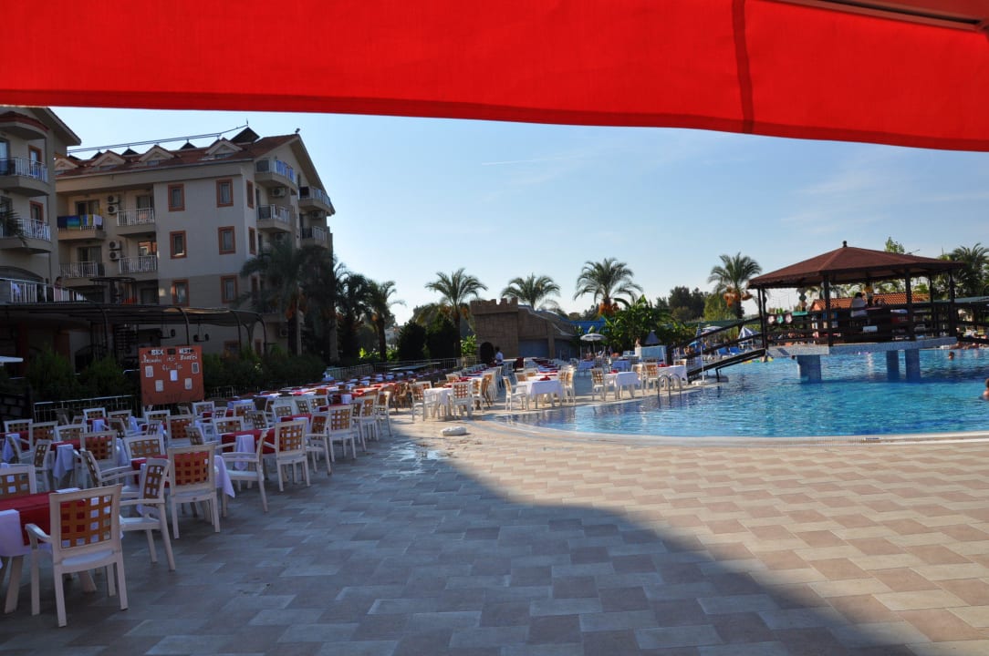 Ausblick von der Poolbar FUN&SUN Smart Hane Sun Hotel