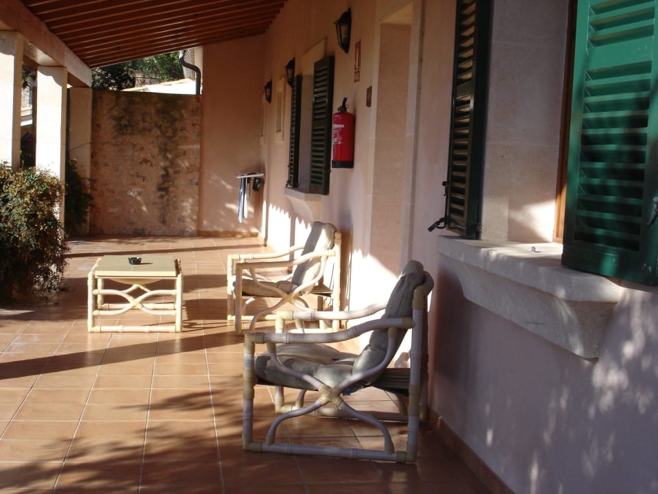 Große Terrasse der Suite Nr. 10, schönste Zimmer. Finca Son Roig