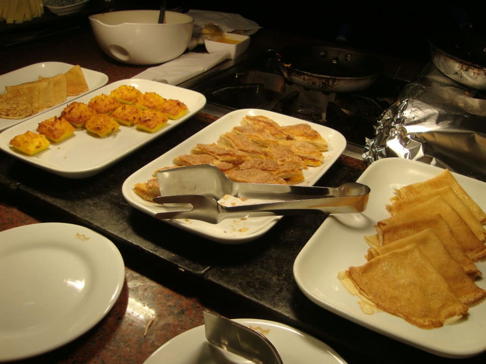 Abendessen - Crepes und Kuchen Hotel Riu Palace Riviera Maya