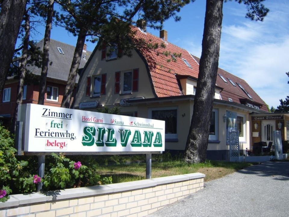 Das linke Gebäude vom Garni-Hotel Silvana Hotel Silvana Garni