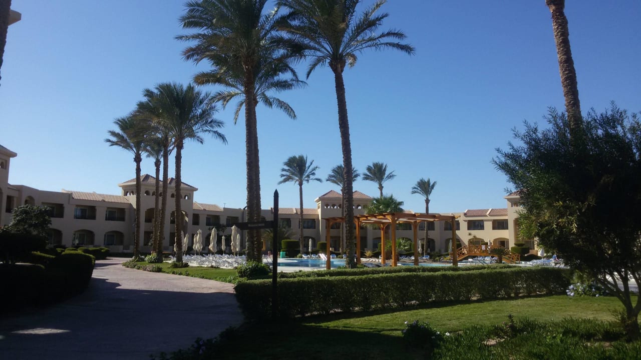 Wunderschöne Gartenanlage Cleopatra Luxury Resort Makadi Bay