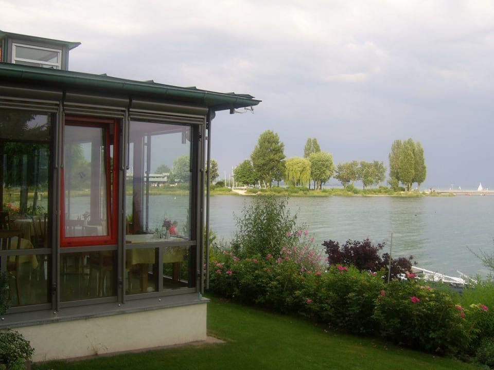 Frühstücksraum Aussenansicht Hotel Strandhaus Eberle
