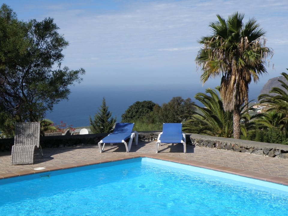 Meerblick von der Poolterrasse Bungalows El Paradiso