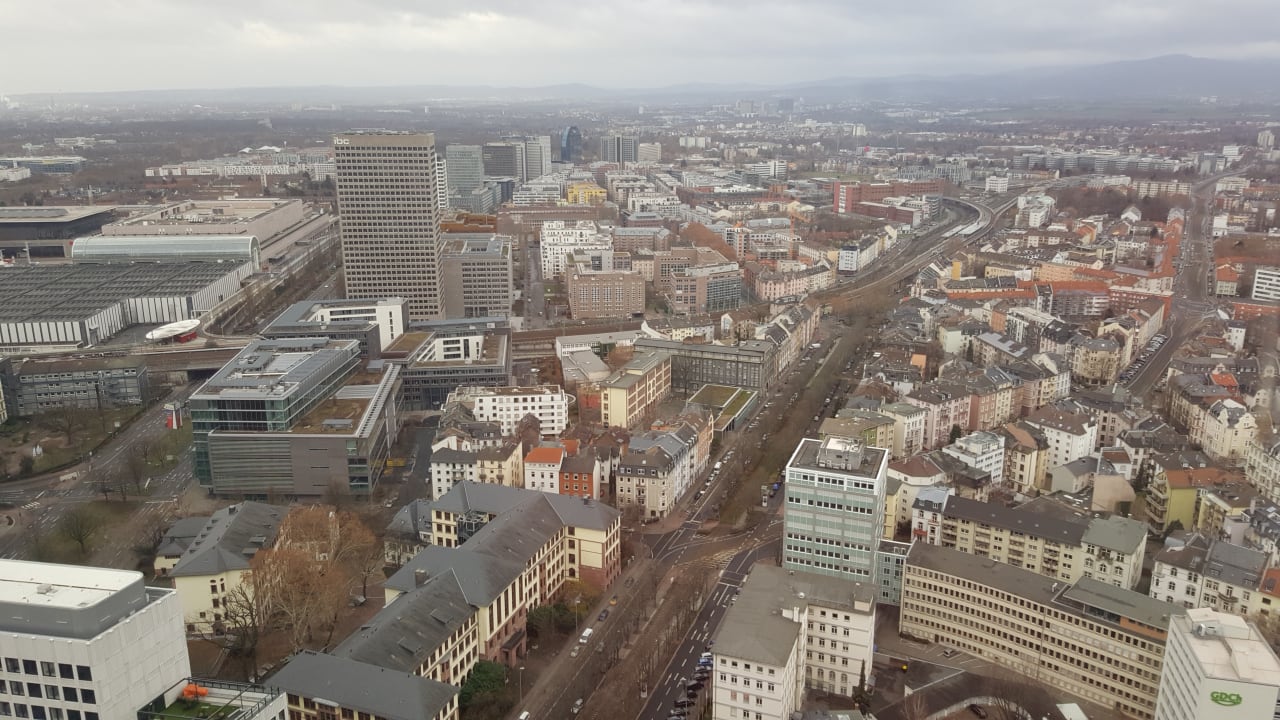 Ausblick Frankfurt Marriott Hotel