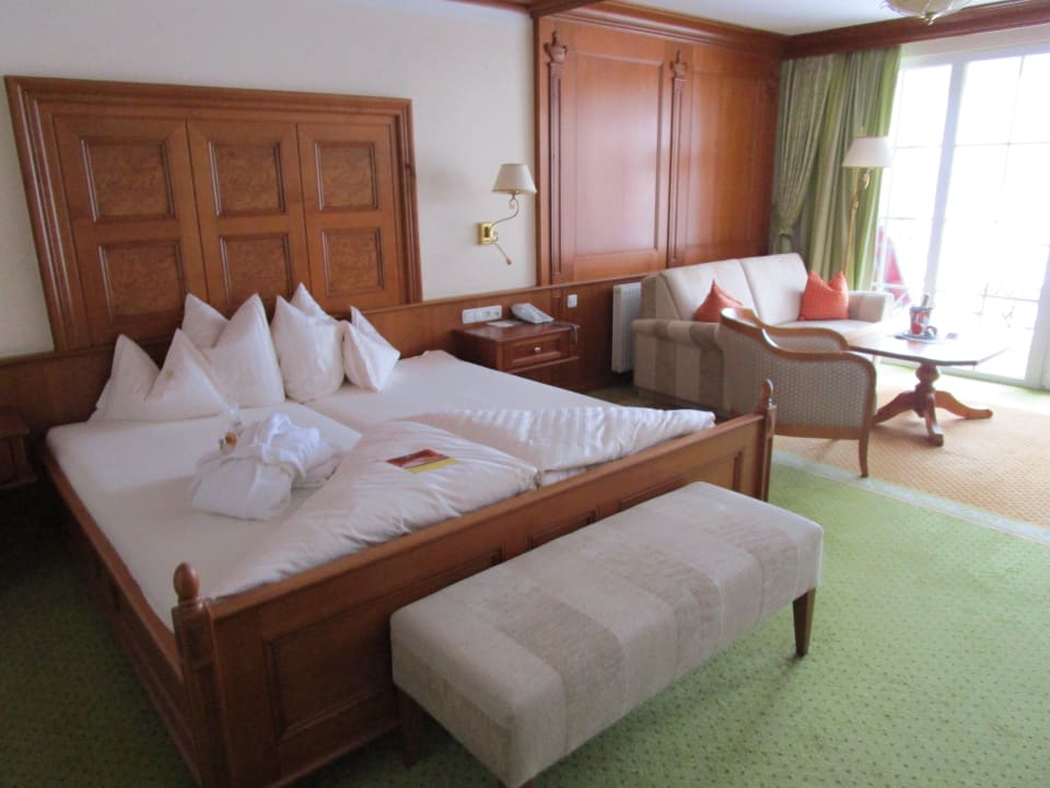 Schlafbereich Hotel Post Lermoos