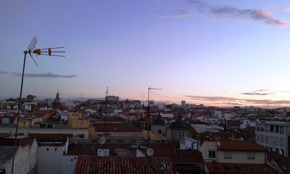 Roofs of the Madrid Hotel Sterling