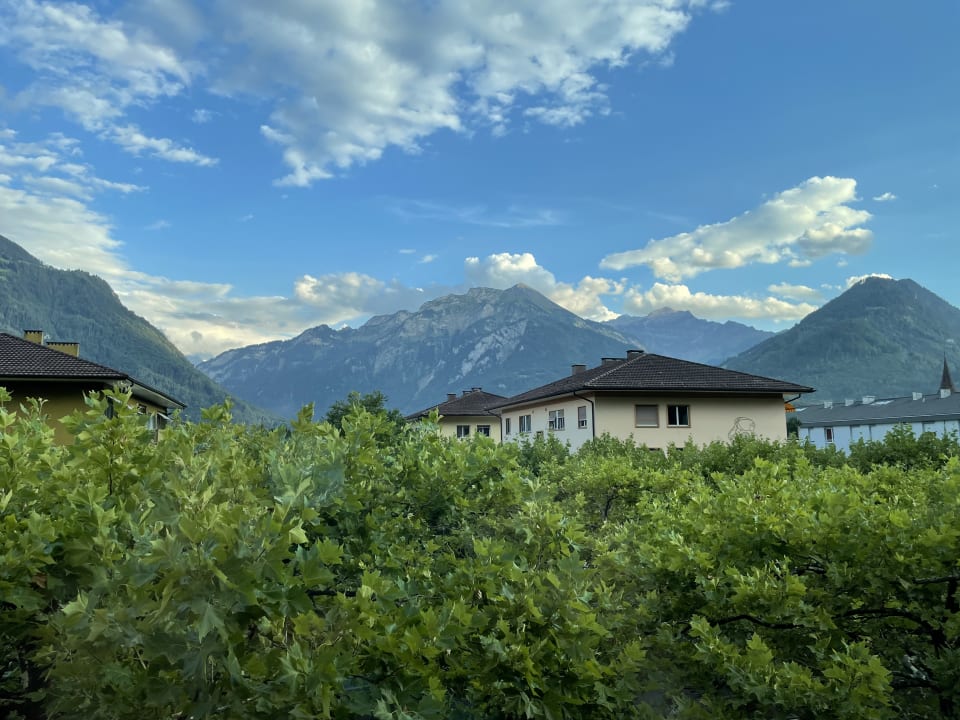 Ausblick Jugendherberge Interlaken