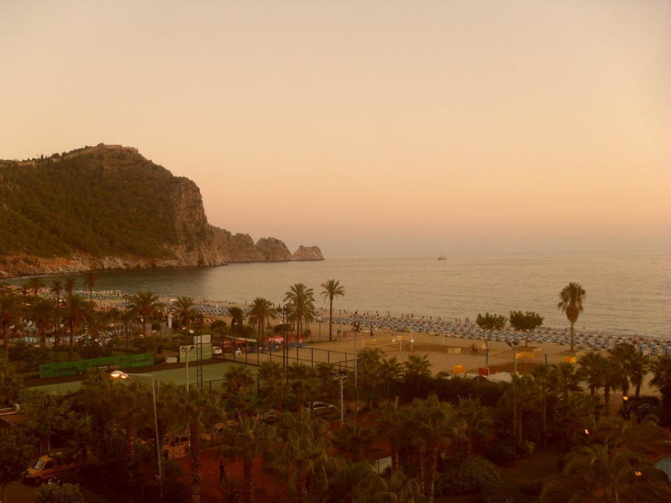 Der Ausblick beim Essen Gardenia Hotel