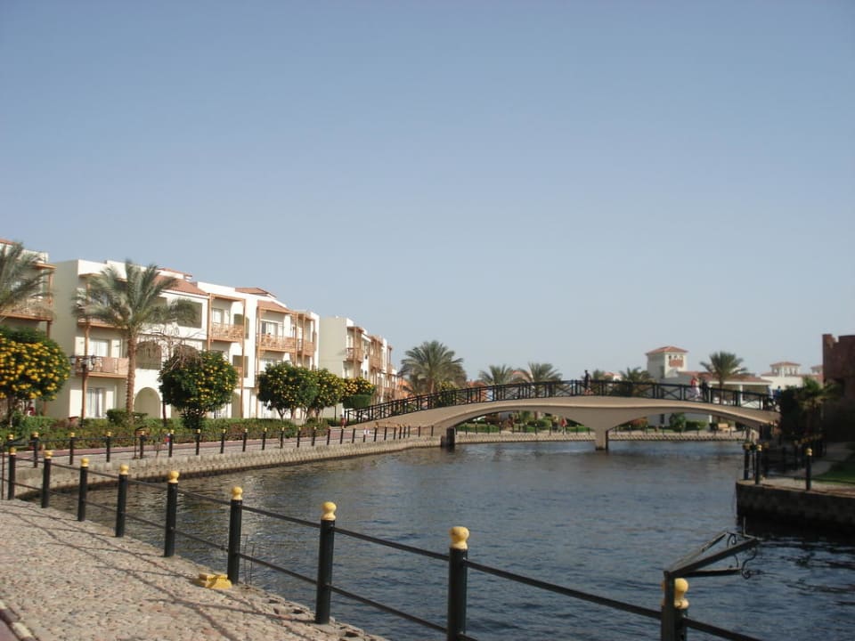 Blick auf Hotellagune Pickalbatros Dana Beach Resort - Hurghada