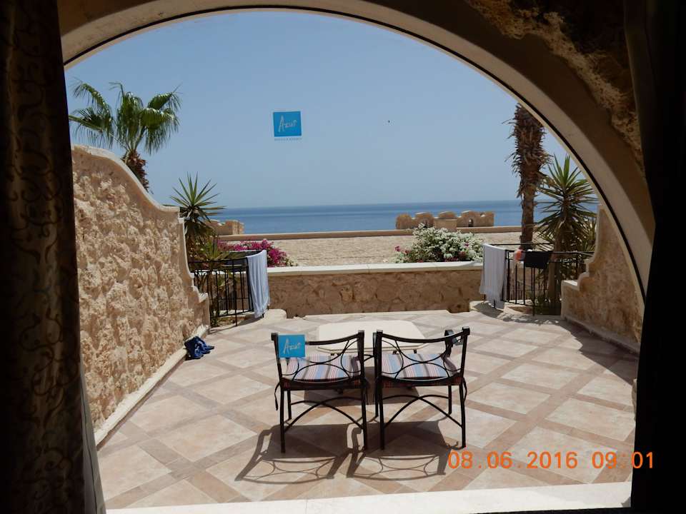 Ausblick über die Terrasse Pickalbatros Citadel Resort