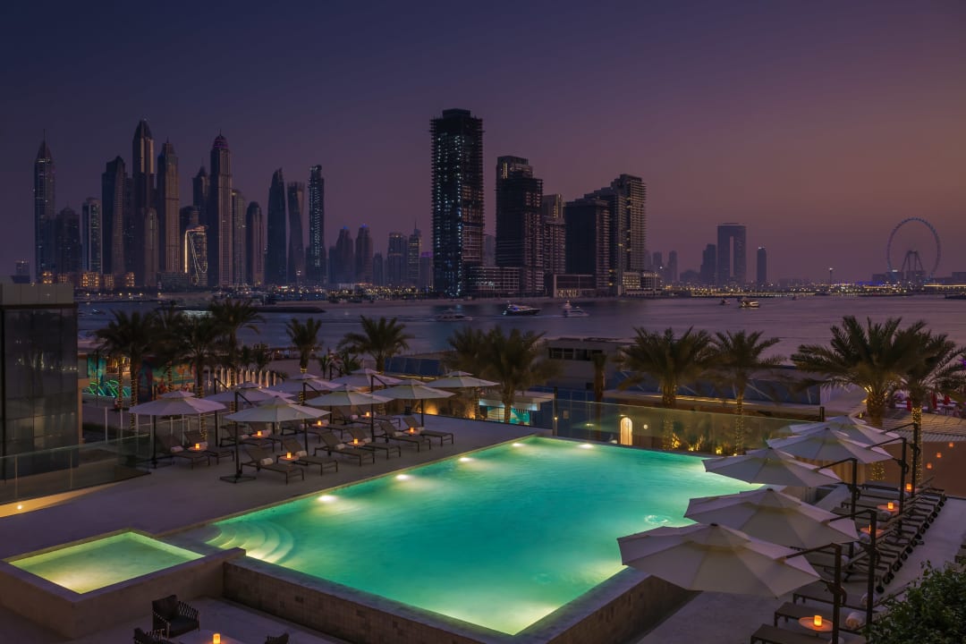 Ausblick Radisson Beach Resort Palm Jumeirah