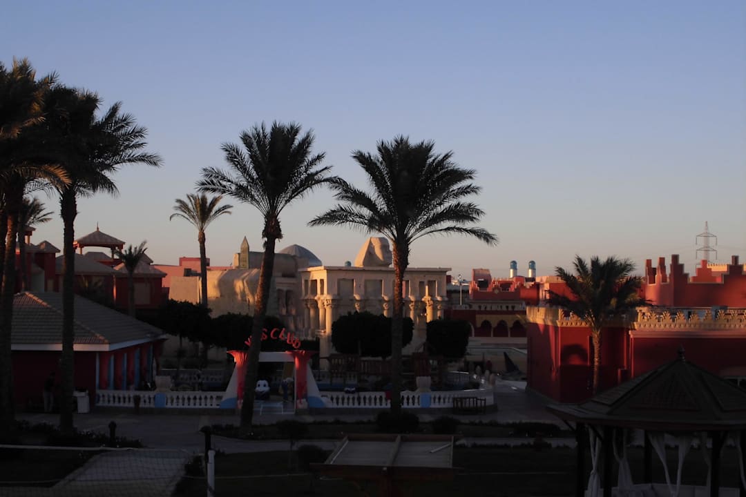 Ausblick vom Hotelzimmer Pickalbatros Alf Leila Wa Leila Resort - Neverland Hurghada
