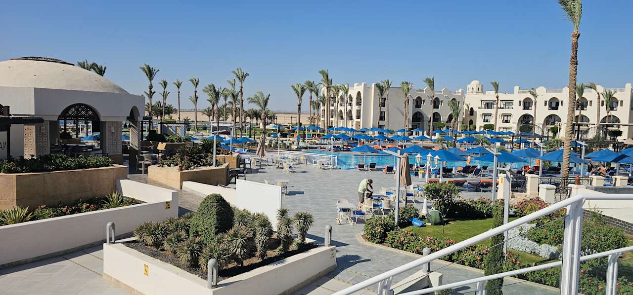 Ausblick Pickalbatros Palace Hotel-Port Ghalib