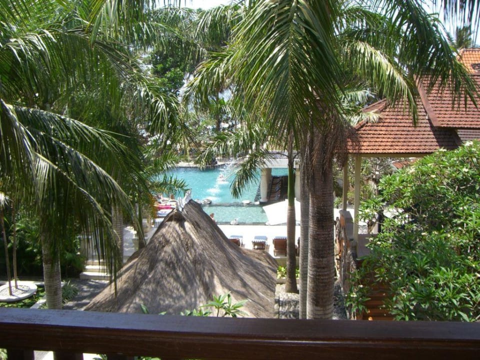Blick vom Balkon Puri Santrian