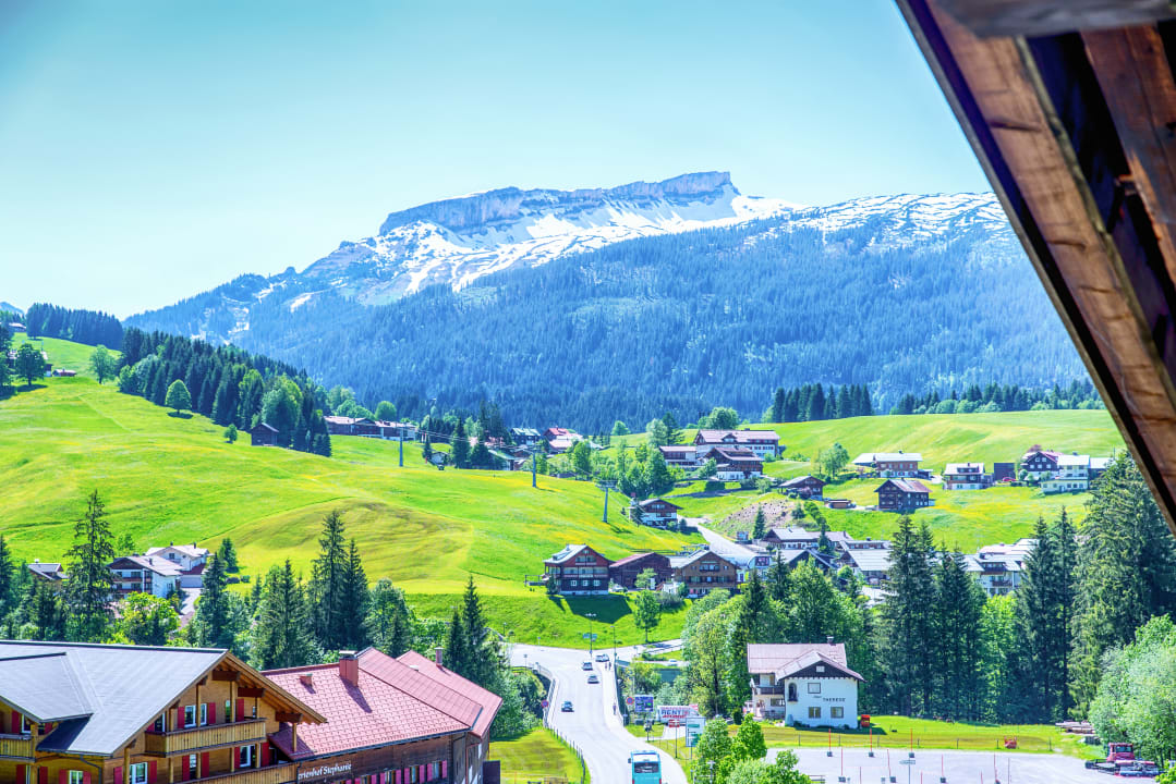 Ausblick Ski- und Aktivhotel Almhof Rupp