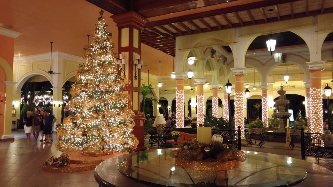 Weihnachtsdeko Hotel Riu Tequila