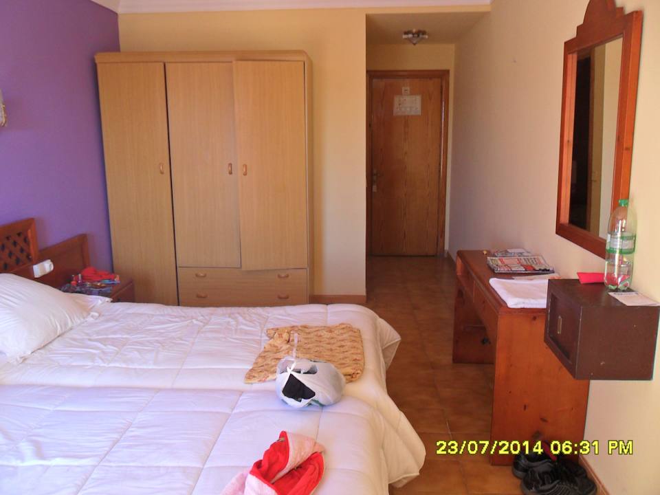 Sicht zum Ausgang Bei Juan Playa Blanca