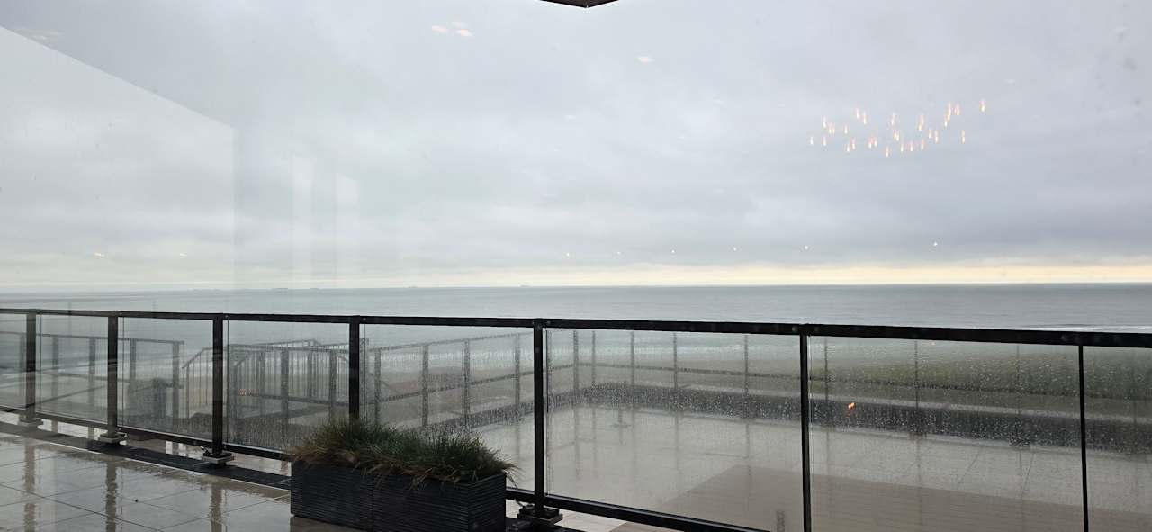 Ausblick Strandhotel Het Hoge Duin