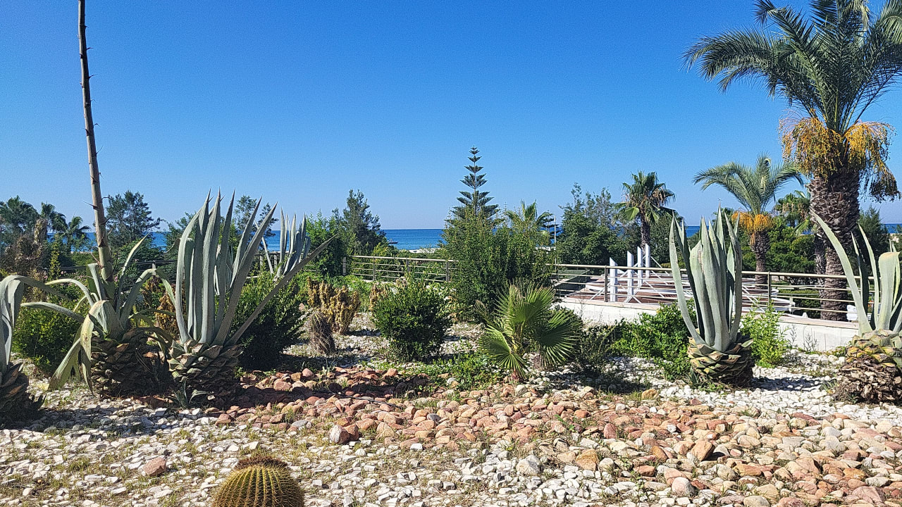 Ausblick Sunis Evren Beach Resort Hotel & Spa