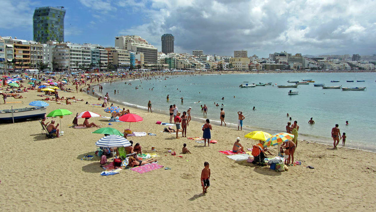 Aussicht auf Hotel & Strand Hotel Cristina by Tigotan Only Adults (+16)