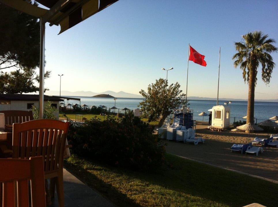 Aussicht beim Essen Royal Beach Club Hotel