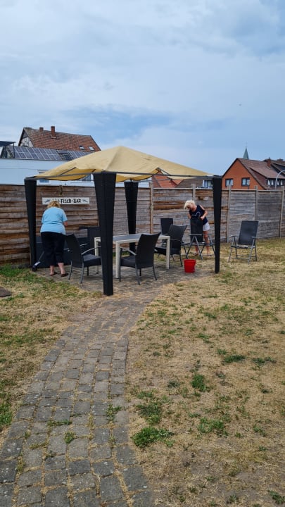 Gartenanlage Ferienhaus Nr. 1