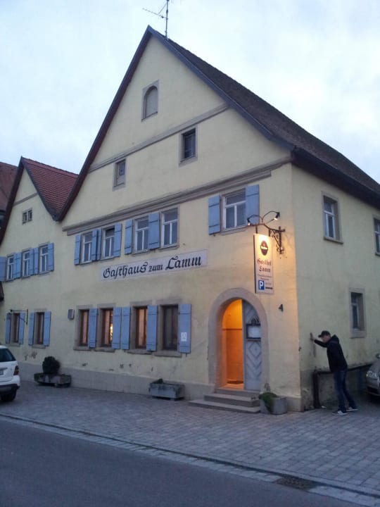 Blick auf das Haupthaus Gasthaus Zum Lamm