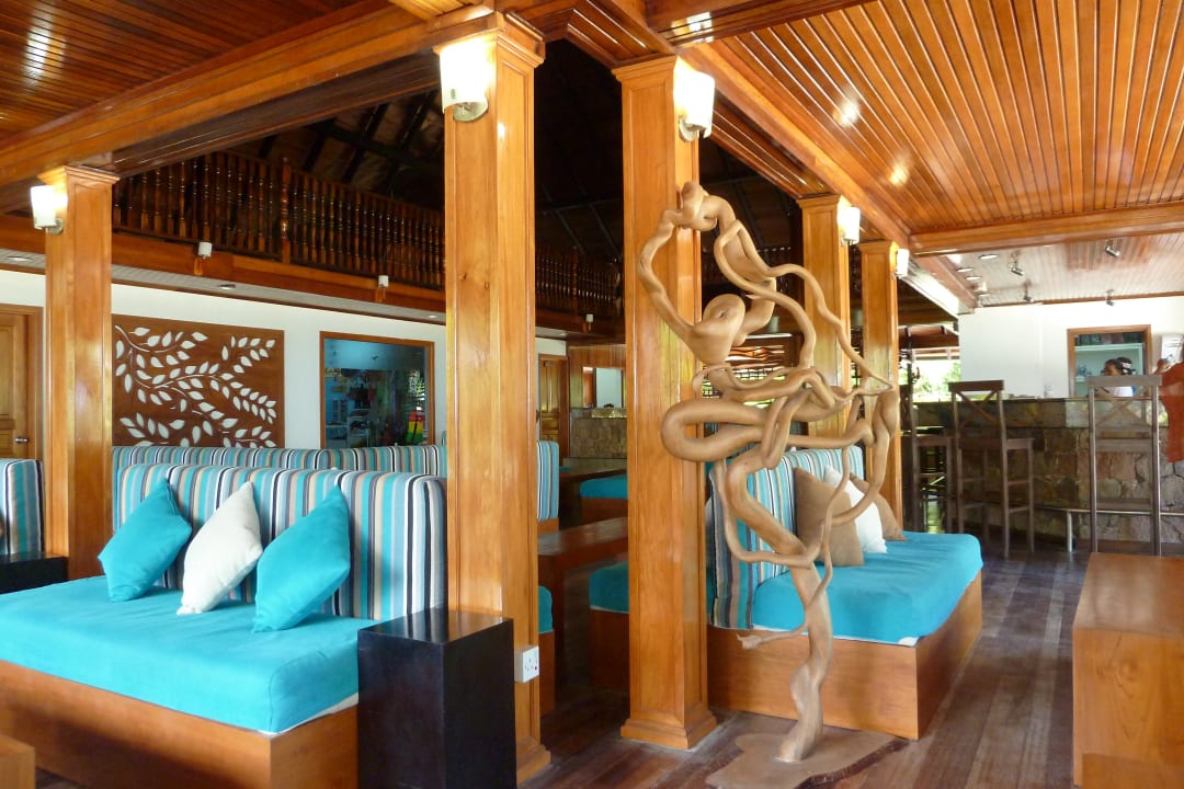 Lobby La Digue Island Lodge