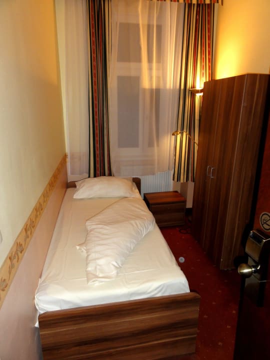 Blick in mein Einzelzimmer Hotel Resonanz Vienna