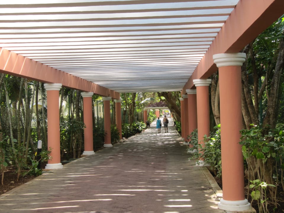 Gang zum Strand Hotel Riu Tequila