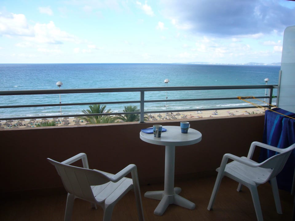 Ausblick vom Balkon allsun Hotel Pil-lari Playa