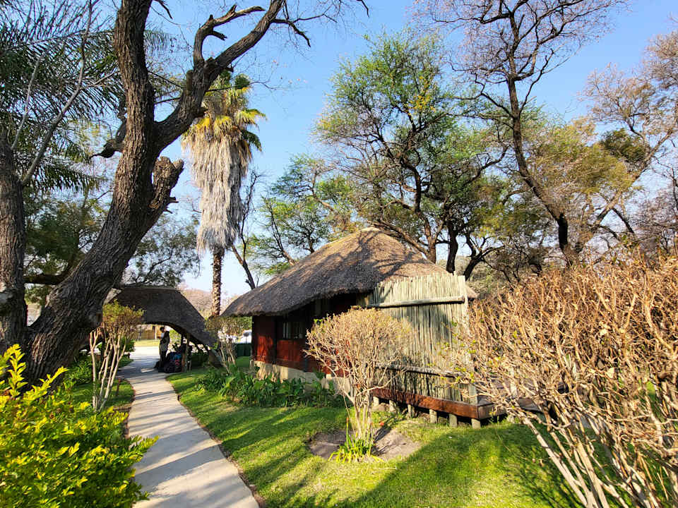 Außenansicht Hakusembe River Lodge