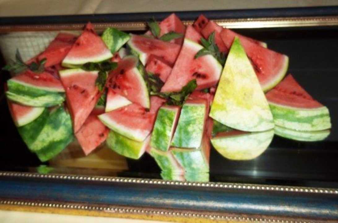 Nachspeise Büffet, frische Melone Alphotel Tyrol