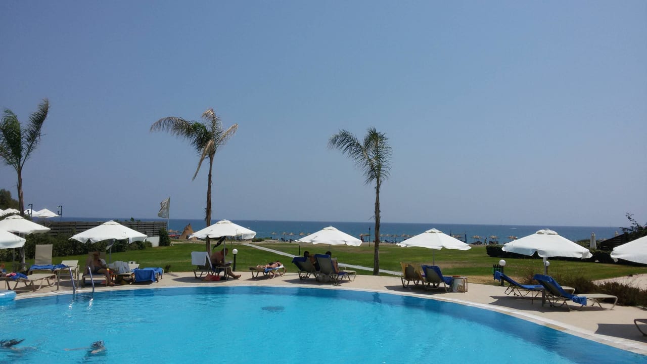 View from bar Asterias Beach Resort