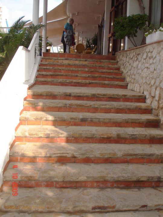 Treppenaufgang zum Hotel Hotel Osiris