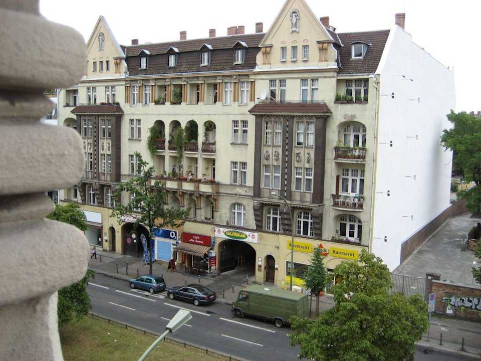 Blick auf den Club Havanna - unruhige Nacht Hotel Schöneberg