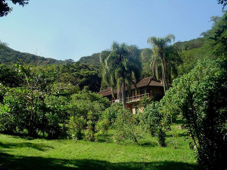 Eines der Hotelgebäude Hotel Pousada Sitio dos Tucanos