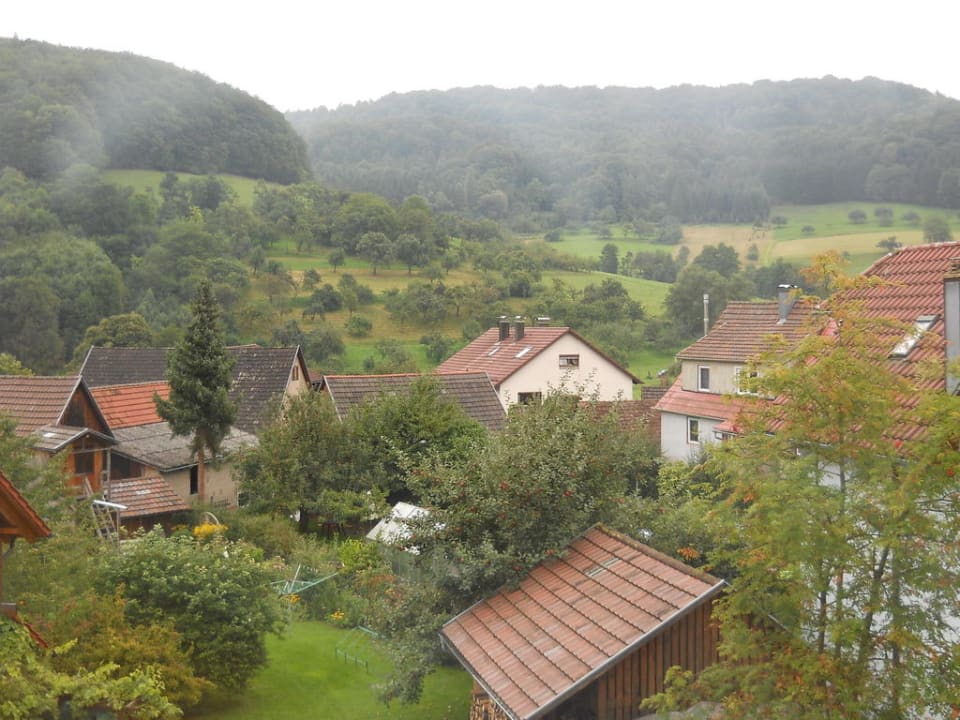 Ausblick vom Zimmer Landhaus Rössle