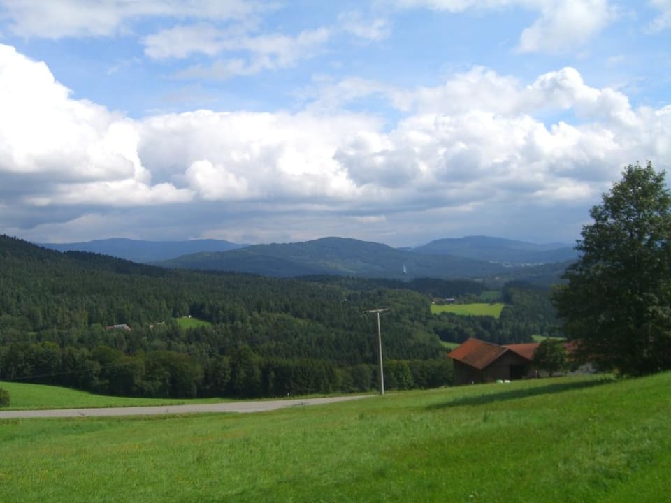 Ausblick von der Terrasse Hotel Sterr