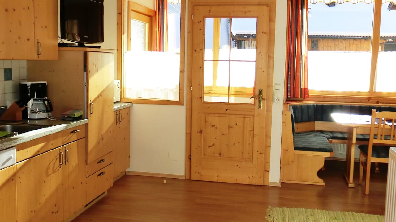 Wohnraum Ferienwohnung Gründegg Bauernhof Paußhof