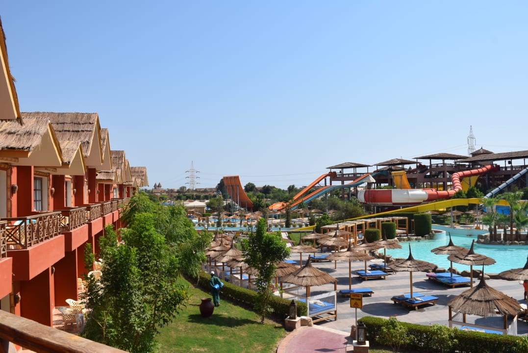 Ausblick Pickalbatros Jungle Aqua Park Resort - Neverland Hurghada