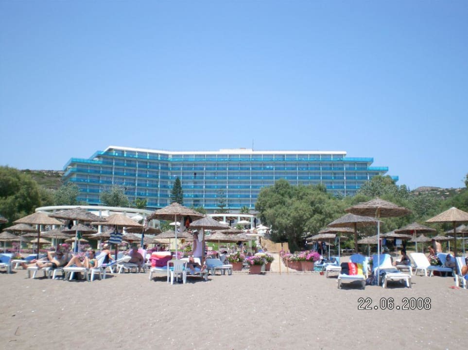 Hotelansicht vom Strand Hotel Calypso Beach