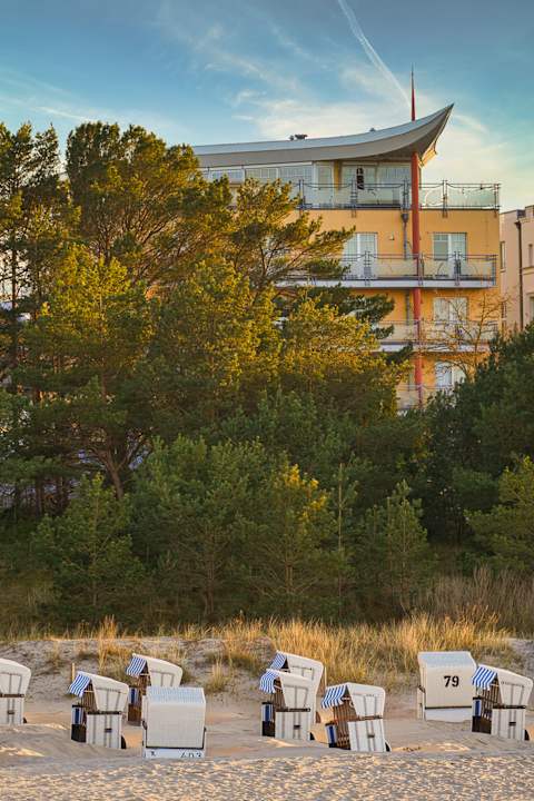 Außenansicht Strandhotel Prinz von Preussen