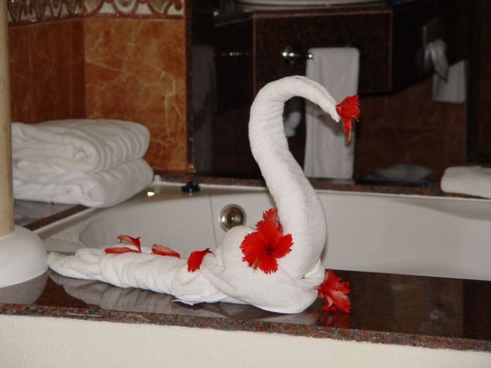 Liebevolle Dekoration im Zimmer Hotel Riu Palace Punta Cana