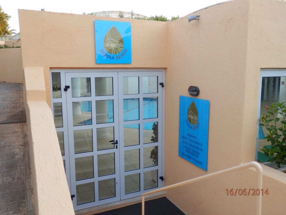 Eingang Spabereich Anissa Beach & Village