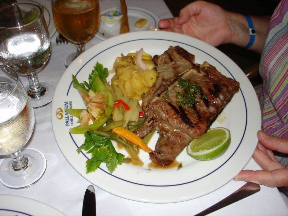 T-Bone Steak im El Arrecife Grand Palladium Select Bávaro Resort & Spa