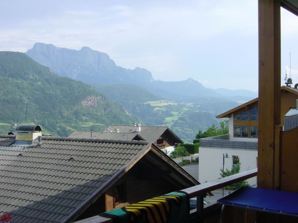 Suite Balkon Ausblick zum Schlern Gasthof zur Traube