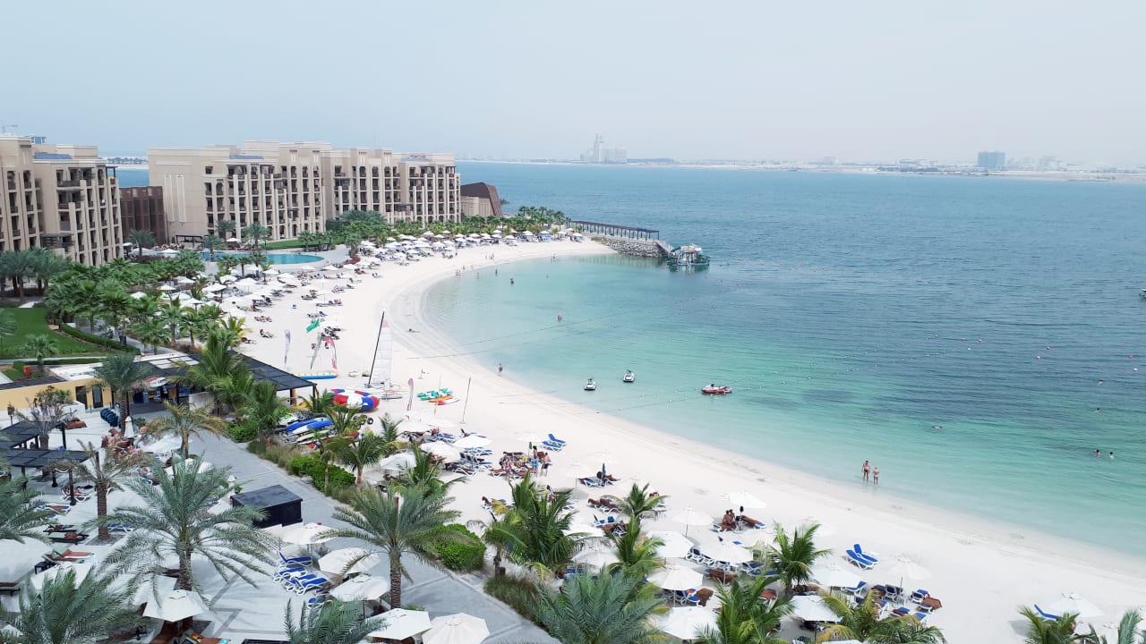 Ausblick aus dem Zimmer DoubleTree by Hilton Resort & Spa Marjan Island