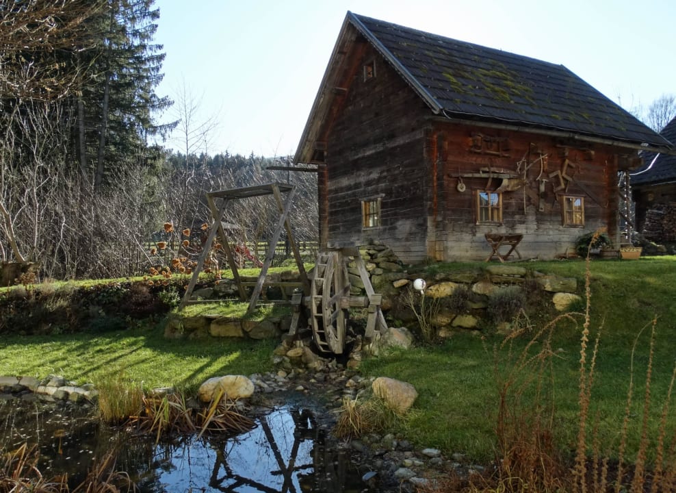 Ausblick vom Ruhebereich Naturhotel Molzbachhof